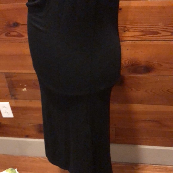 Amour Vert Paris eco Friendly Cowl Neck Black Dre - Picture 7 of 16